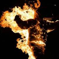 На Тернопіллі чоловік посварився з дружиною, облив себе бензином та підпалив