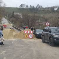 Аварійний міст у селі Струсів 