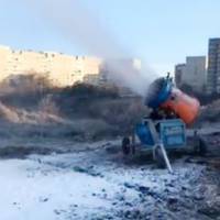 У Тернополі випав перший сніг ( відео)