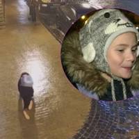 “Падала 40 разів”: дівчинка, яка боролась з ожеледицею в Києві стала героїнею світових ЗМІ. Відео