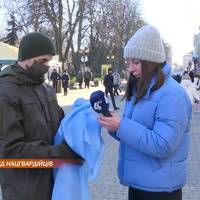 Оригінально тернополян з новорічно-різдвяними святами привітали військові Нацгвардії України