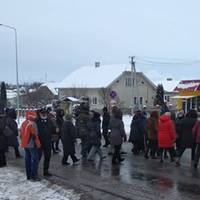 П’ятий день поспіль: у Чортківському районі люди бунтують проти нових тарифів на газ (ВІДЕО)