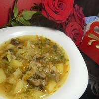 Капусняк по-закарпатськи з грибами