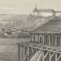Місто Бережани на картині 1830 року