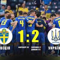 ФАНТАСТИКА! Збірна України в овертаймі перемогла Швецію і вийшла в 1/4 Євро - 2020!