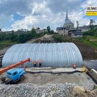 23 серпня планують відкрити рух через відремонтований міст у селі Струсів (відео)