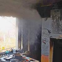 Пожежа в Острові: господар намагався загасити вогонь і потрапив до реанімації (Фото)