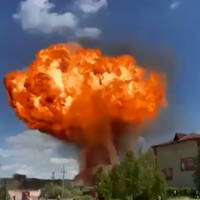 В Свердловській області РФ вибухнула АЗС. ВIДЕО