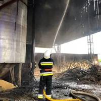 Неподалік Тернополя вогонь знищив 2 тонни зерна