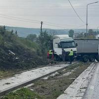 Поблизу Теребовлі вантажівка злетіла з дороги (ФОТО)