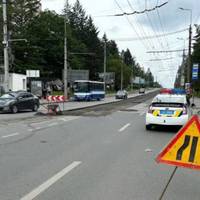У Тернополі ремонтують проспект Степана Бандери: рух транспорту ускладнено до 10-го липня