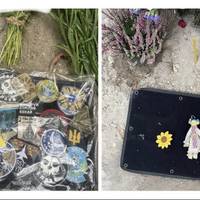 З могили пілота 