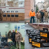 Дрони та виносні антени, вантажівка, зарядні станції BLUETTI передала мерія Тернополя на вихідних