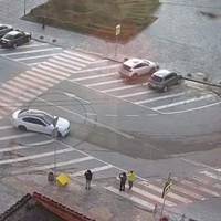 У Тернополі оштрафували водія за дрифт перед Катедральним собором