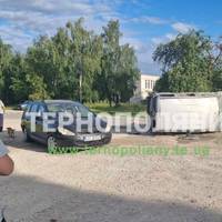 У Збаражі рятувальник ДСНС протаранив авто дружини зниклого бійця ЗСУ