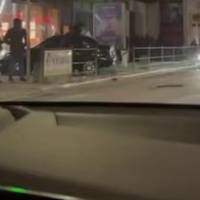 Авто вилетіло на тротуар у центрі Тернополя (відео)
