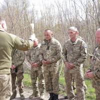 Тернопільські військові на передовій освятили лозу (фото)