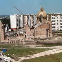 У Тернополі оприлюднили унікальні фото будівництва Церкви святого апостола Петра