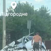 ДТП у селі Підгородне: авто злетіло в кювет