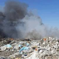 У Підволочиську тиждень горить сміттєзвалище