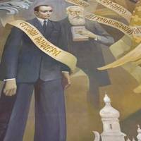На стіні головного храму у Тернополі зображений Степан Бандера (фото)