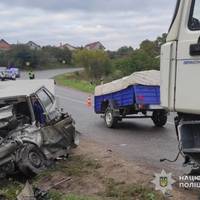 Двоє осіб потрапили у лікарню внаслідок аварії у Скалатській громаді (фото)