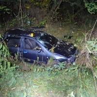 На Тернопільщині нетверезий водій Skoda злетів з дороги