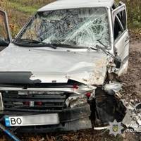 На Теребовлянщині сталася аварія: постраждали троє осіб (фото)