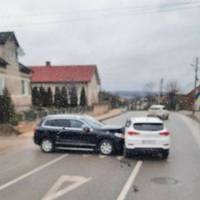 ДТП в центрі Бережан: зіштовхнулись дві автівки (фото)