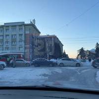 Потрійна аварія на Замковій біля готелю 