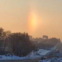 Над Тернопільщиною зафіксували рідкісне атмосферне явище гало та “несправжнє сонце”