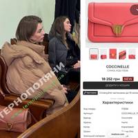 Дружина Головка у суді похизувалася італійською сумочкою за 18 тисяч гривень: це 35% її річного доходу