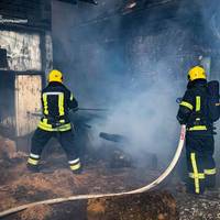 Масштабну пожежу на деревообробному підприємстві у Великих Гаях ліквідували