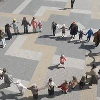 У Тернополі біля Архикатедрального собору водили гаївки