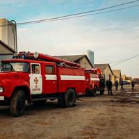У селі Стара Ягільниця Чортківського району масштабна пожежа на аграрному підприємстві