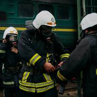 В моторовагонному депо Тернополя гасили вогонь
