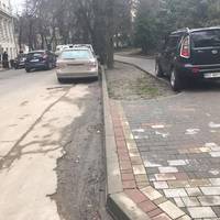 Тернопільські панянки паркуються гонорово - на тротуарах