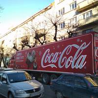 Вантажівка з реклами 