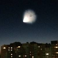 У ночі біля Луцька в небі зафіксували НЛО (ФОТО)