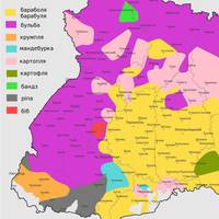 Цікаво знати: Карта діалектів Західної України