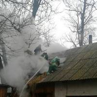 На Зборівщині спалахнула масштабна пожежа