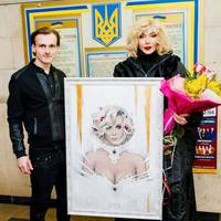 Тернопільський художник намалював для Ірини Білик портрет