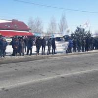 На дорозі Стрий - Тернопіль - Кропивницький - Знамянка аграрії перекрили рух транспорту