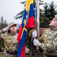 У ТНЕУ відбулася урочиста церемонія підняття прапору Еквадору