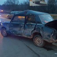 Неподалік села Петриків зіткнулося шість автомобілів