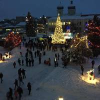 Яскравий новорічний Збараж вразив користувачів соцмережі