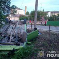 У Шумську перекинувся автомобіль: є потерпілі (ФОТО)