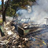 Сьогодні у Касперівцях горіла відпочинкова зона