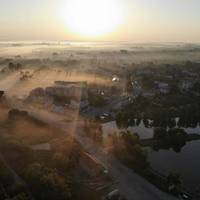 Фото міста на Тернопільщині з висоти нагадує казкову країну