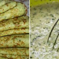 Кабачкові млинці зі сметаною. Тонкі, легкі, апетитні – так би й з’їла все сама!